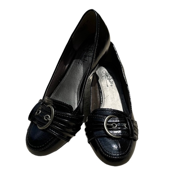 Life Stride Soft System Black Patent Shoes SZ 8.5W - Picture 2 of 7